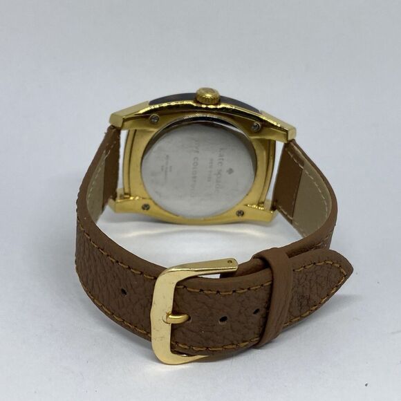 Kate Spade Skyline 0282 Women Brown Leather Analog Dial Quartz Wrist Watch VK167 main image 5